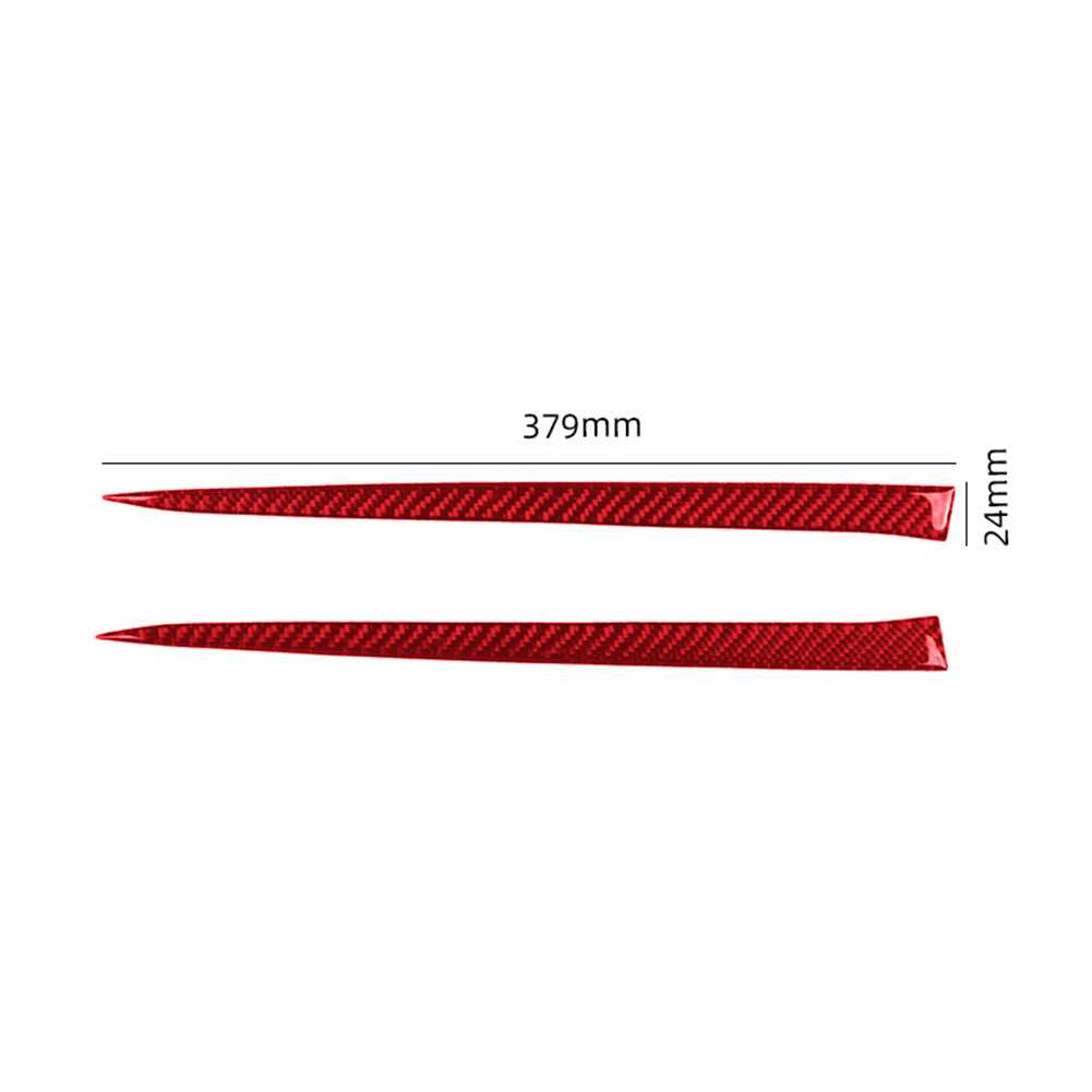 Carbon Fiber Rear Console Panel Trim for Land Rover Discovery Sport 2015-2019 v