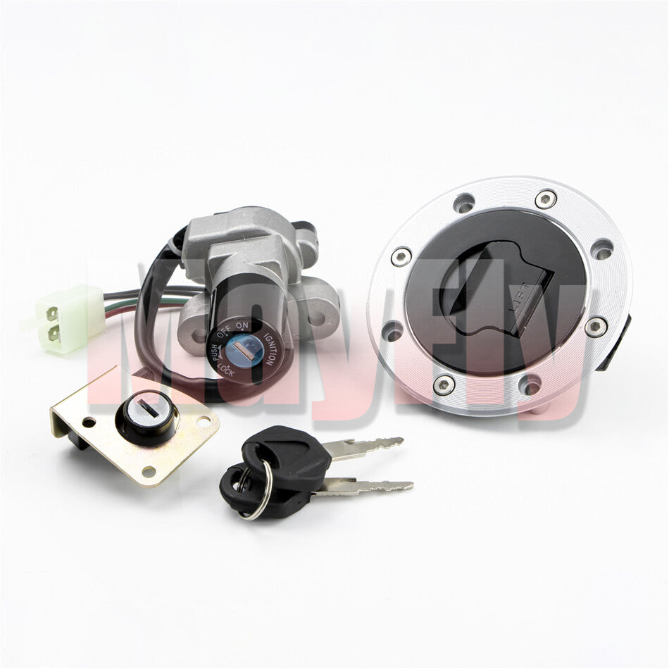 Fit For GSXR1000 01-02 SV650 GSX750 Ignition Switch Lock Fuel Gas Cap Key Set