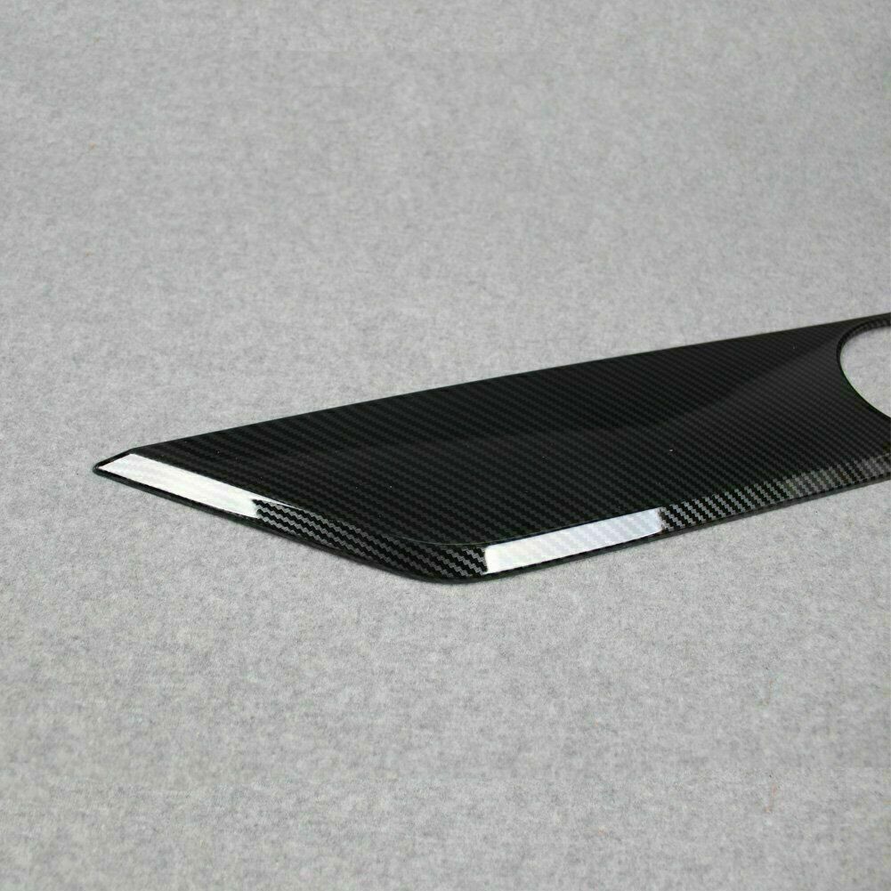 for Toyota RAV4 2019-2024 Carbon Fiber Style Rear Trunk Tailgate Lid Cover Trim