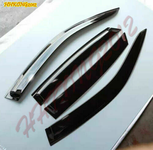 Black Window Visor Vent Shield Sun Rain Guard ABS for Honda for Civic Sedan2022-2024