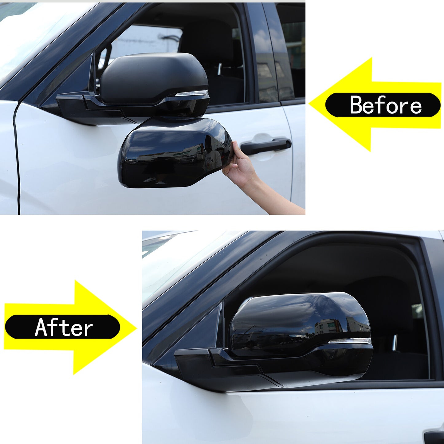 Pear wood ABS gear shift lever cover decoration suitable for tundra redwood 22-23- v