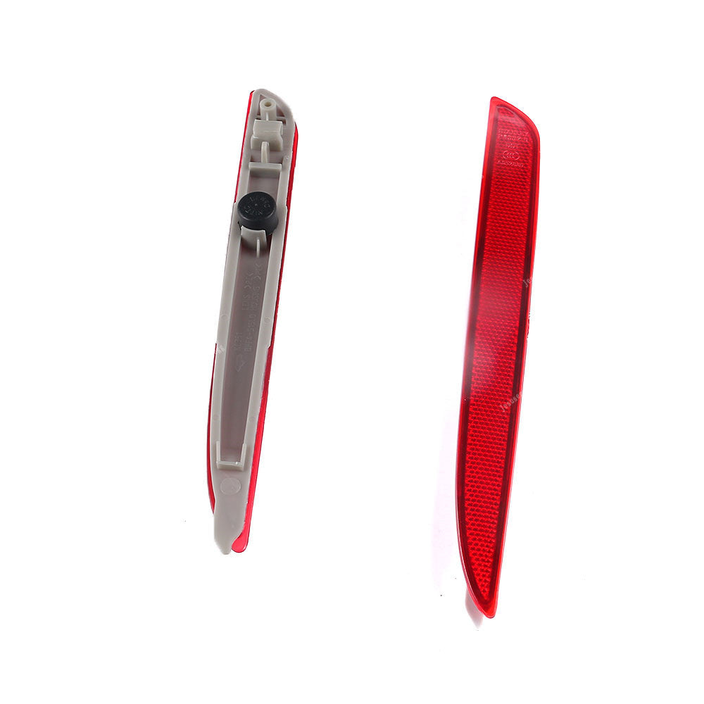 QTY2 RH LH Rear Bumper Red Reflector for Mazda 3 2008 2009 2010 2011 2012
