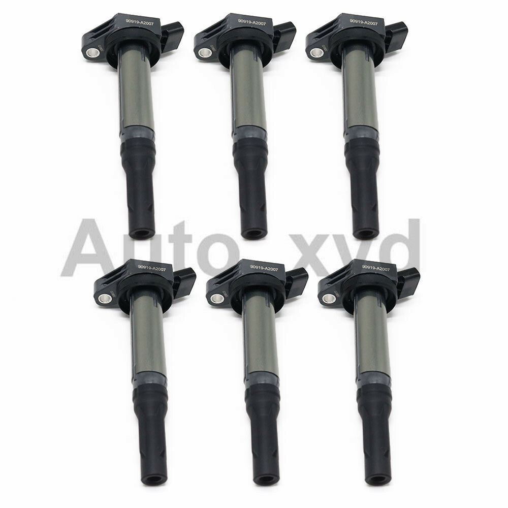 6PCS Ignition Coils 90919-A2007 90919-A2002 New for LEXUS for Toyota for SIENNA V6X 3.5L