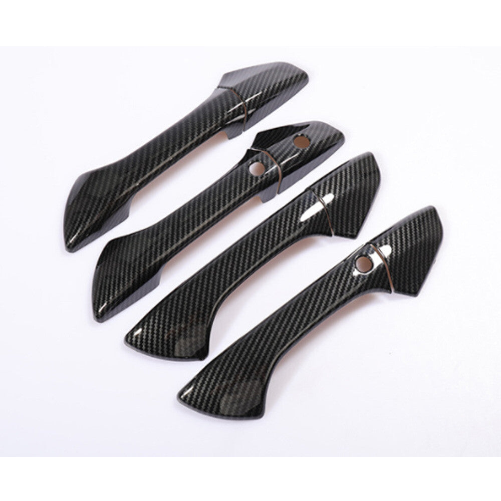 for Honda Accord 2008 - 2012 Carbon Fiber for Smart Door Handle Covers Trims