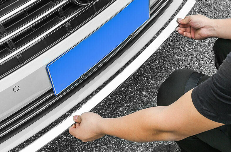 Guard for Volkswagen for Jetta Mk7 19-23 Bumper Protector Front Bumper ABS Silver