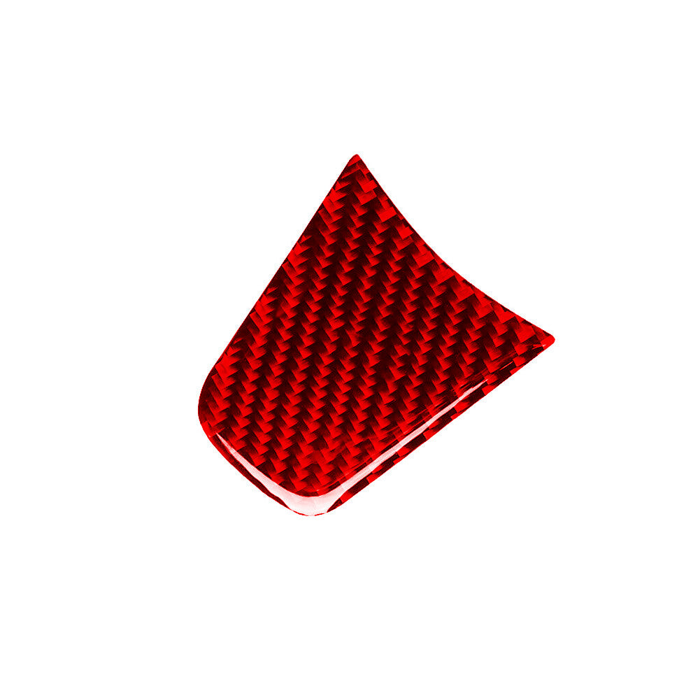 Red Carbon Fiber Interior Steering Wheel Chin Cover Trim for Tesla for Model Y /3 17+