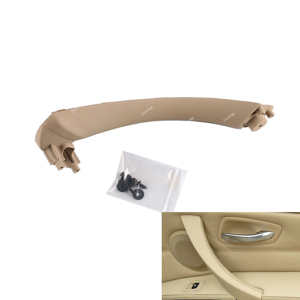 Right side Inner Door Panel Handle Pull Trim Beige for BMW E90 E91 3Series 06-12 Q