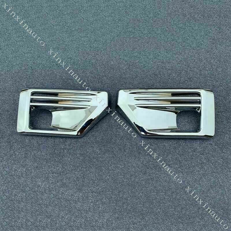 for Toyota RAV4 2019-2022 ABS Chrome Front Fog Light Lamp Moulding Trim Cover 2X
