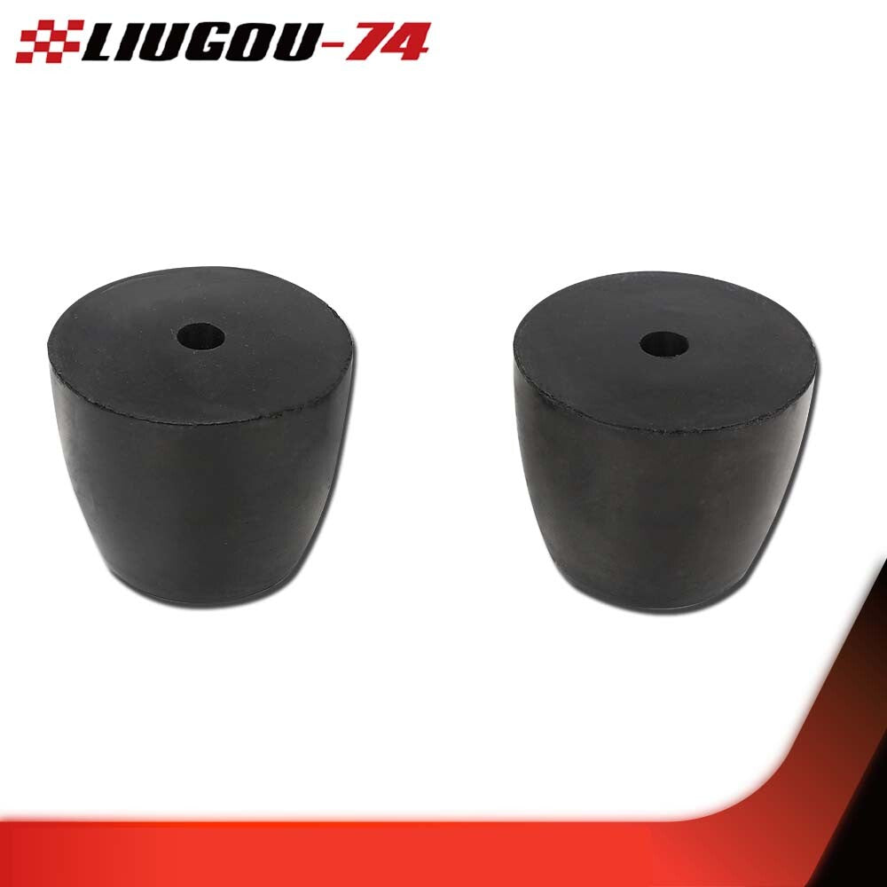 Suitable for cargo trailers, truck ramps, door rubber bumpers, stop cones, 2 inches high, 2-piece set Q