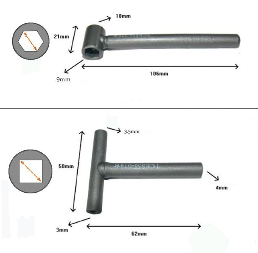 Motorcycle Scooter Engine Valve Screw Adjusting Spanner Tool For GY6 50 150cc US Q