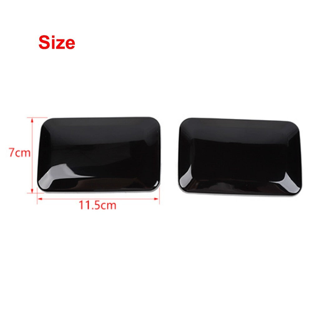 2PCS Front Fog Light Lamp Decoration Cover Trim Bezels for Ford F150 2015-2020