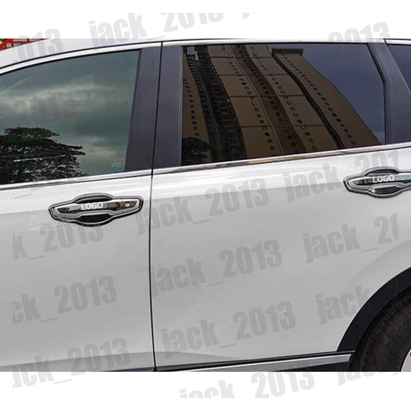 for Honda CRV CR-V 2017-2022 stainless Black Car Door Handle Cover Trims 8Pcs