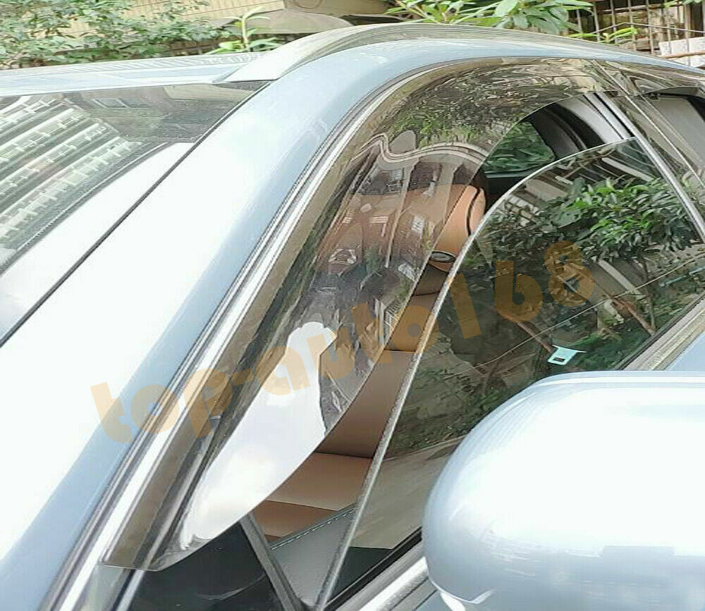 for Volvo XC90 2015-2024 Smoke Window Wind Visors Sun Rain Guard Vent Deflectors