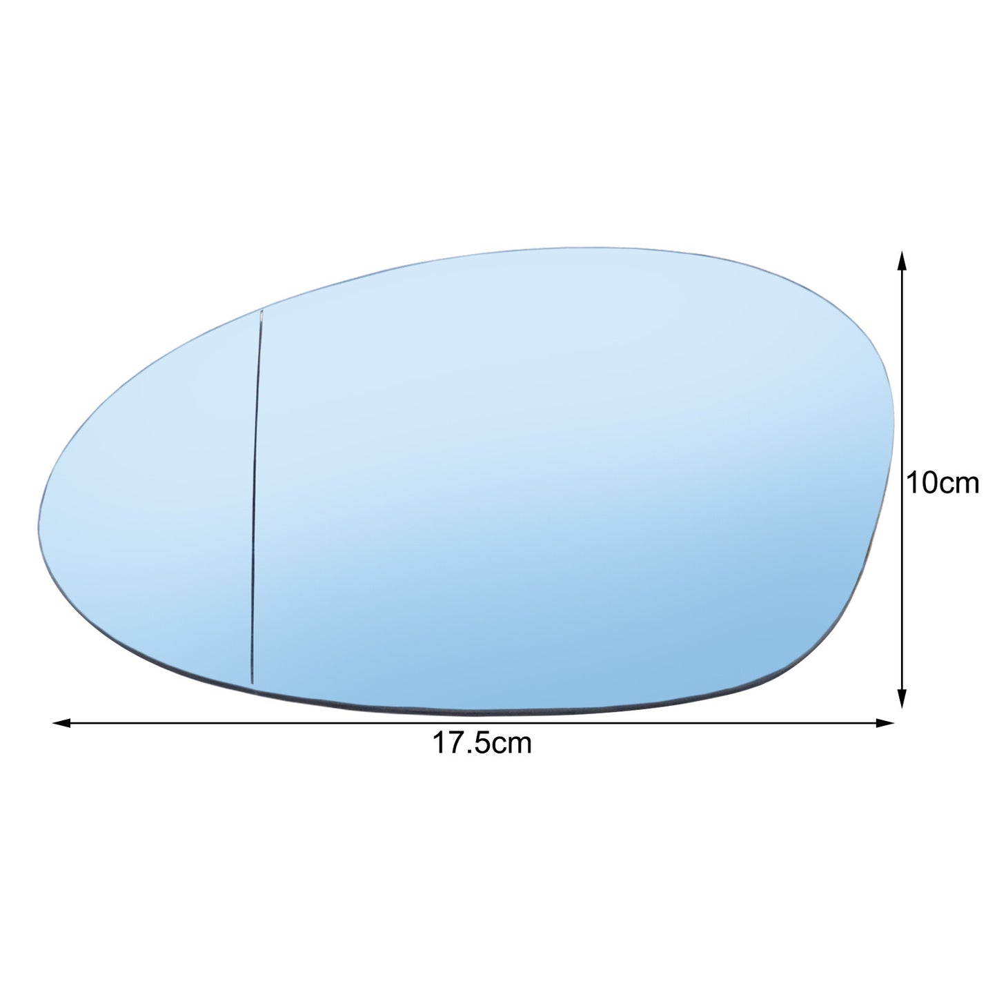 Mirror glass blue left convex for BMW 1 Series E81 E87 E88 E82 3 Series E90 E91 20052009 Q
