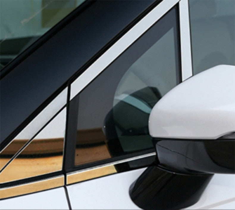 Chrome Pillar Posts Moulding for Kia Carnival 22-2024 Set Door Trim Mirror Cover