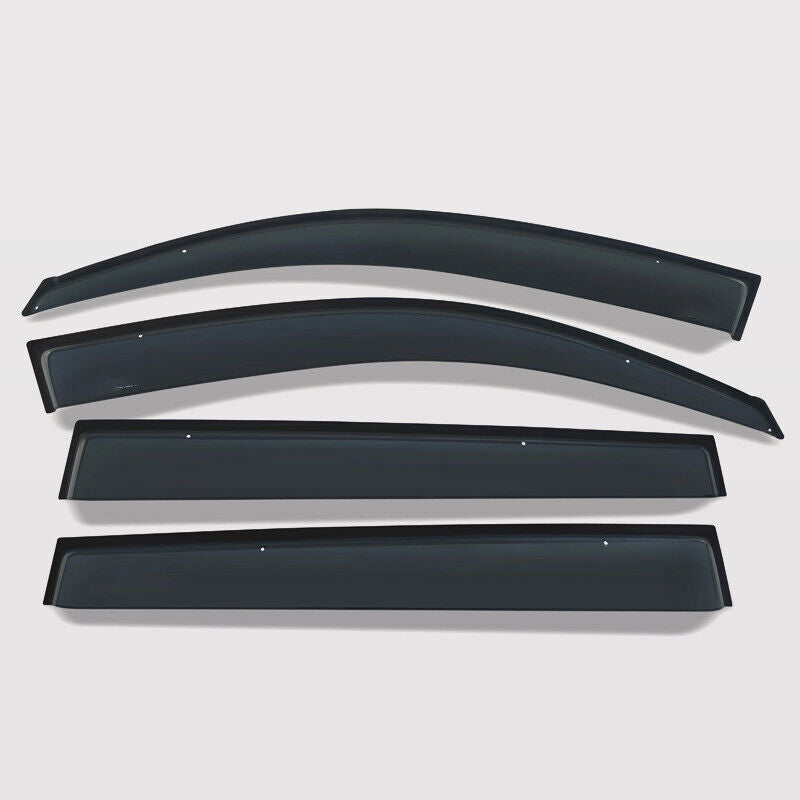 for Toyota Highlander 2008-13 black Window Visors Sun Rain Guard Vent Deflectors