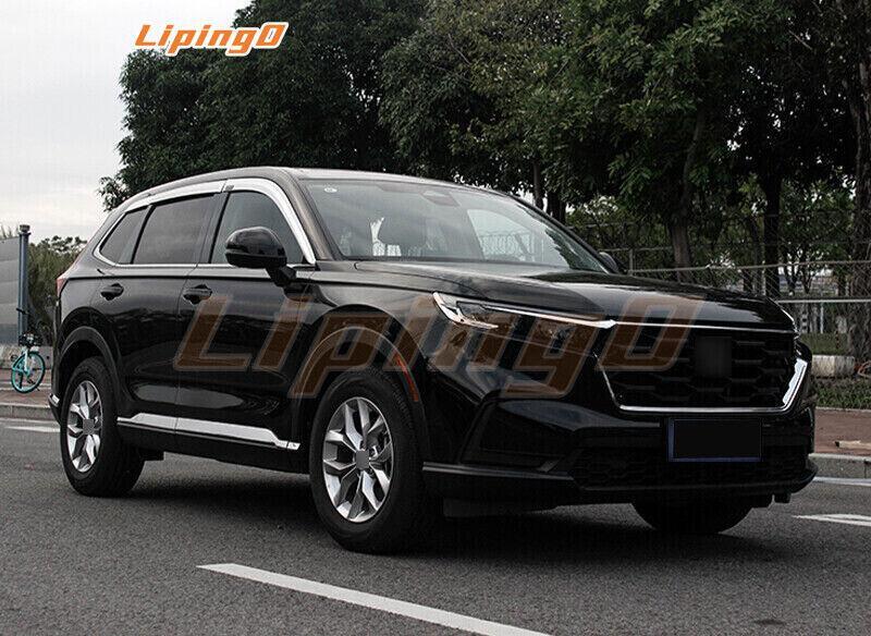 Chrome steel side door body molding trim for Honda CR-V 2023 - 2025