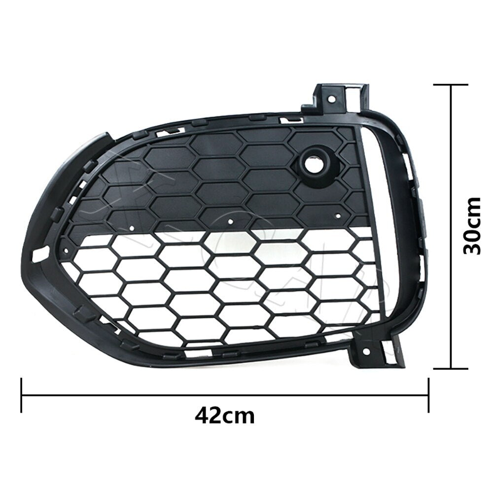Left Front Bumper Grille Fog Lamp Cover Frame for BMW X5 F15 2012-2015 M Sport