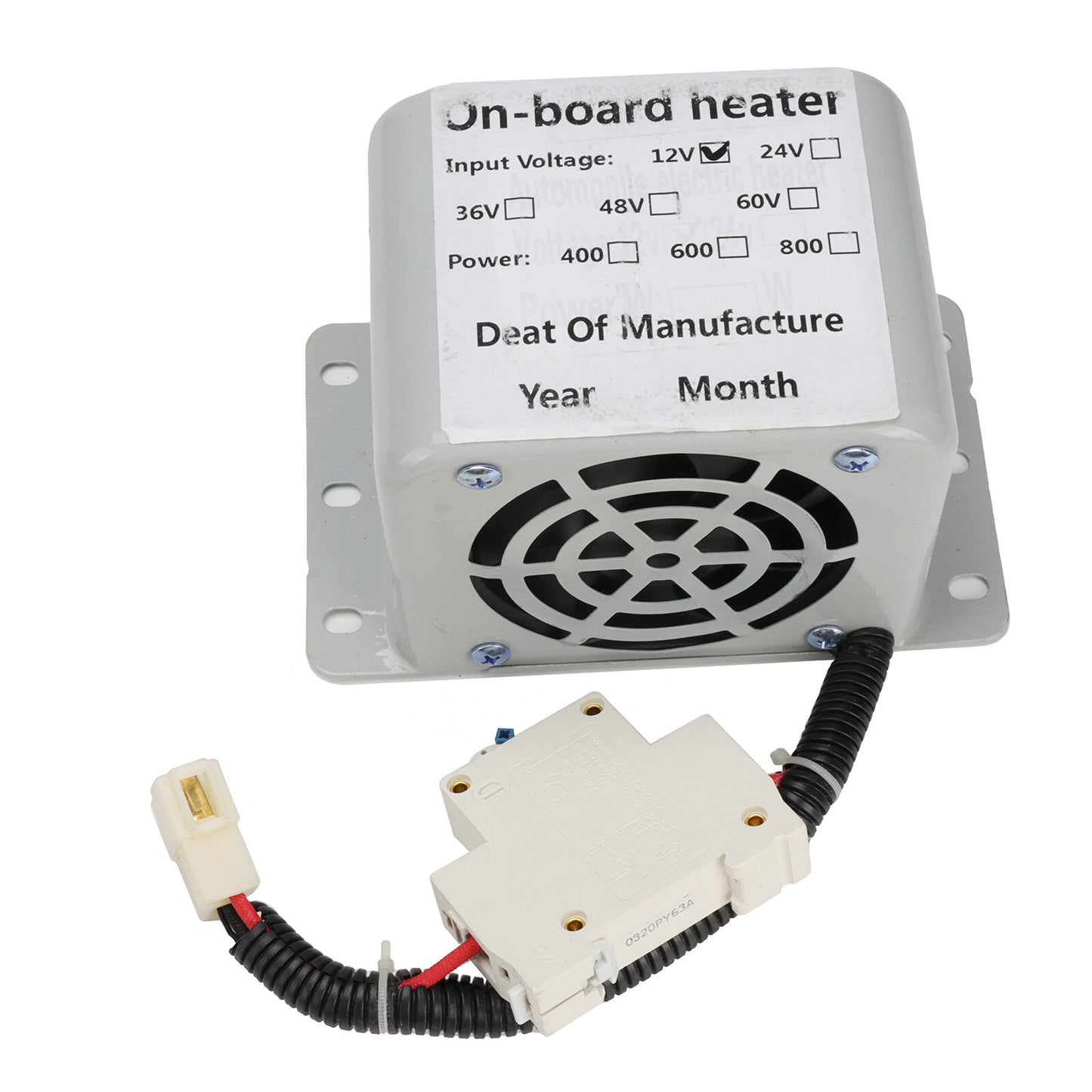 12V DC electric vehicle heater, heating fan, defroster, defrosting truck, 800W - v
