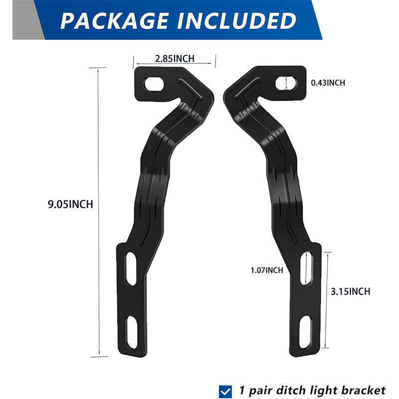 LED light bracket for range hood hinge groove, suitable for 16-21 generation for Toyota Tacoma 3rd generation off-road vehicle.