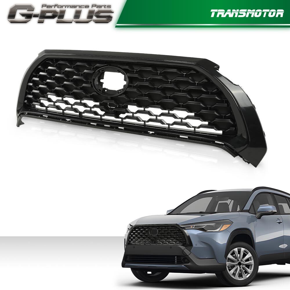 Front Upper Bumper Cover Grille Grid Grill Fits 2022 2023 for Corolla Cross - v