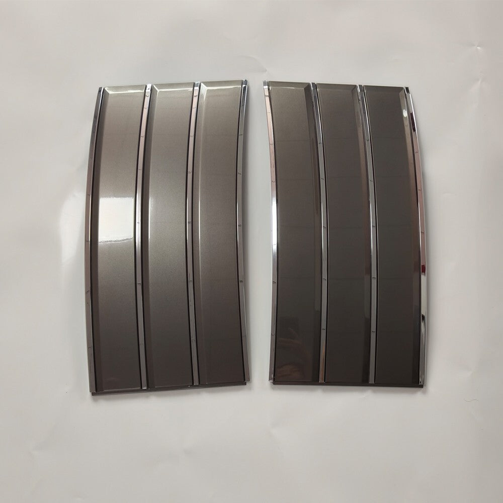 Door Side Vent Molding Cover Trim Fit for Range Rover L405 2013-2022 Gray+Chrome