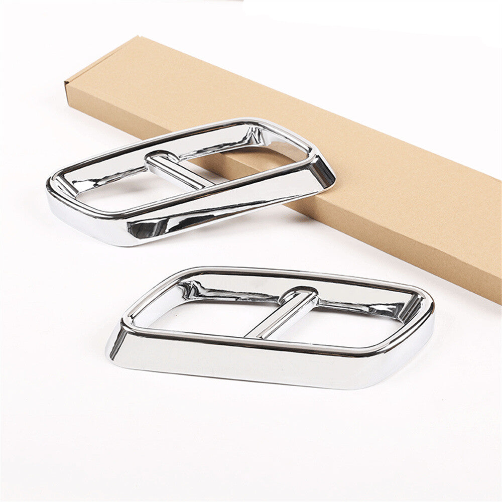 for Mercedes-Benz C Class W206 2022-23 Exhaust Muffler Tail Pipe Trim ABS Chrome