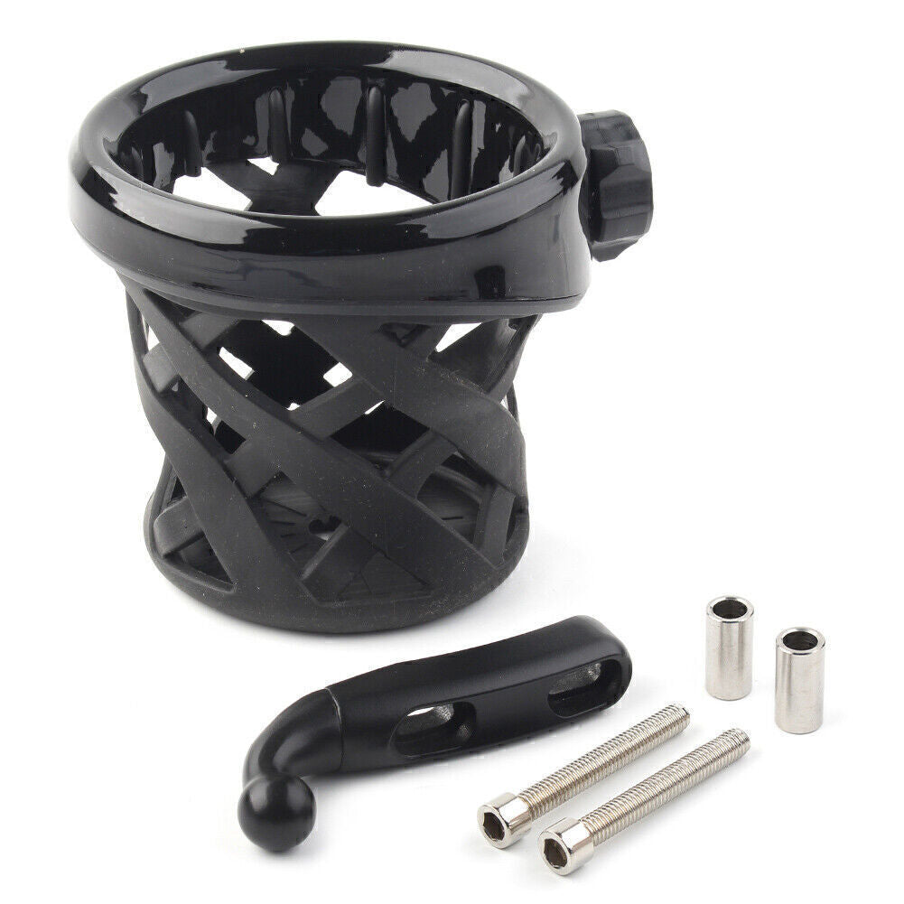 Handlebar Cup Holder Drink W/ Mesh Basket Mount Fit Goldwing GL1800 2001-2021 US