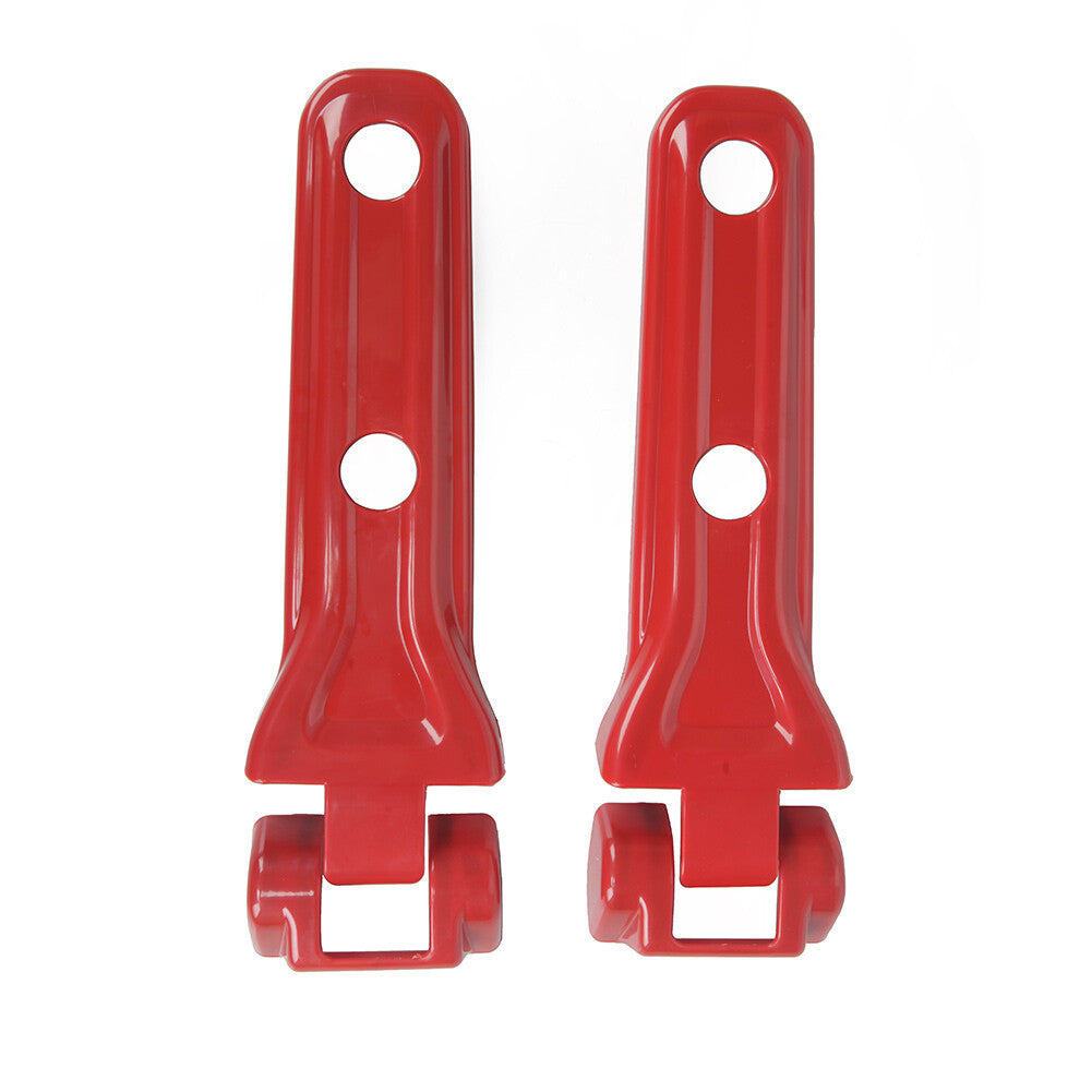 2x Spare Tire Tailgate Door Hinge Cover for Jeep for Wrangler JL 2018-2022 Red Car