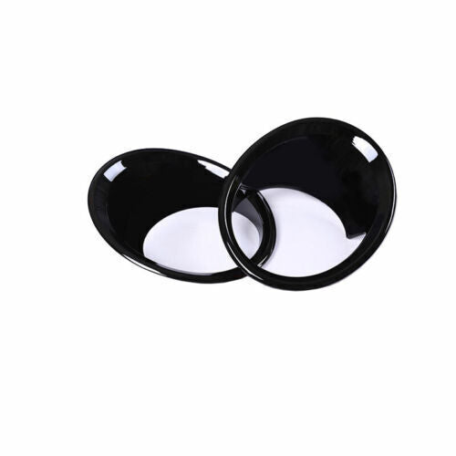 2PCS Front Fog Light Lamp ABS Black Cover Trim Fit for BMW X1 F48 2016-2018 2019