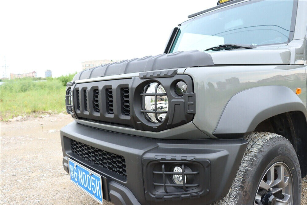 Black Front Headlight Lamp Protector Guard Cover for Suzuki for Jimny 2/4Door 2019+