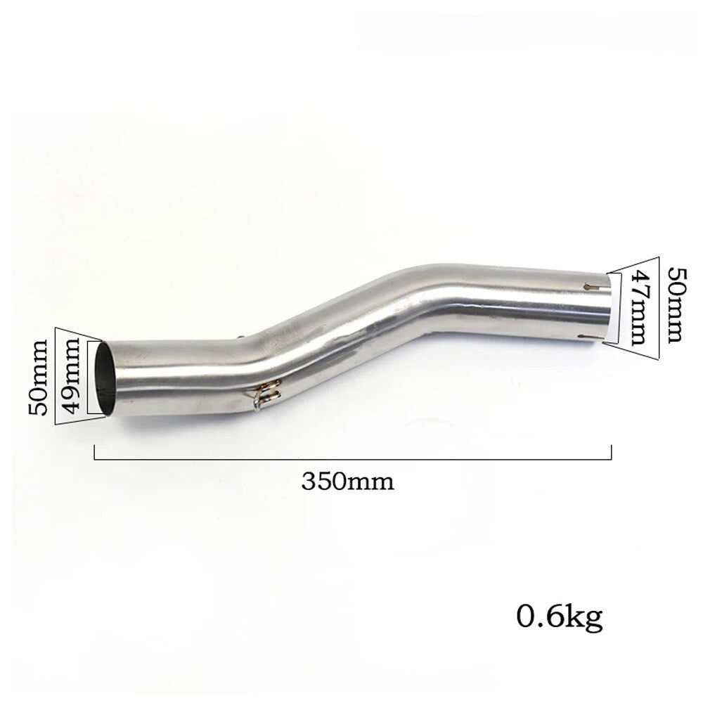 Middle Link Pipe Slip On 51mm for Kawasaki ZX10R Exhaust Mid link pipe 2004-2005