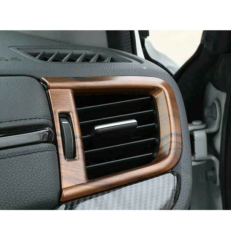 for Honda CR-V 2017-2022 Peach Wood Grain Side Air Vent Outlet frame Cover Trim