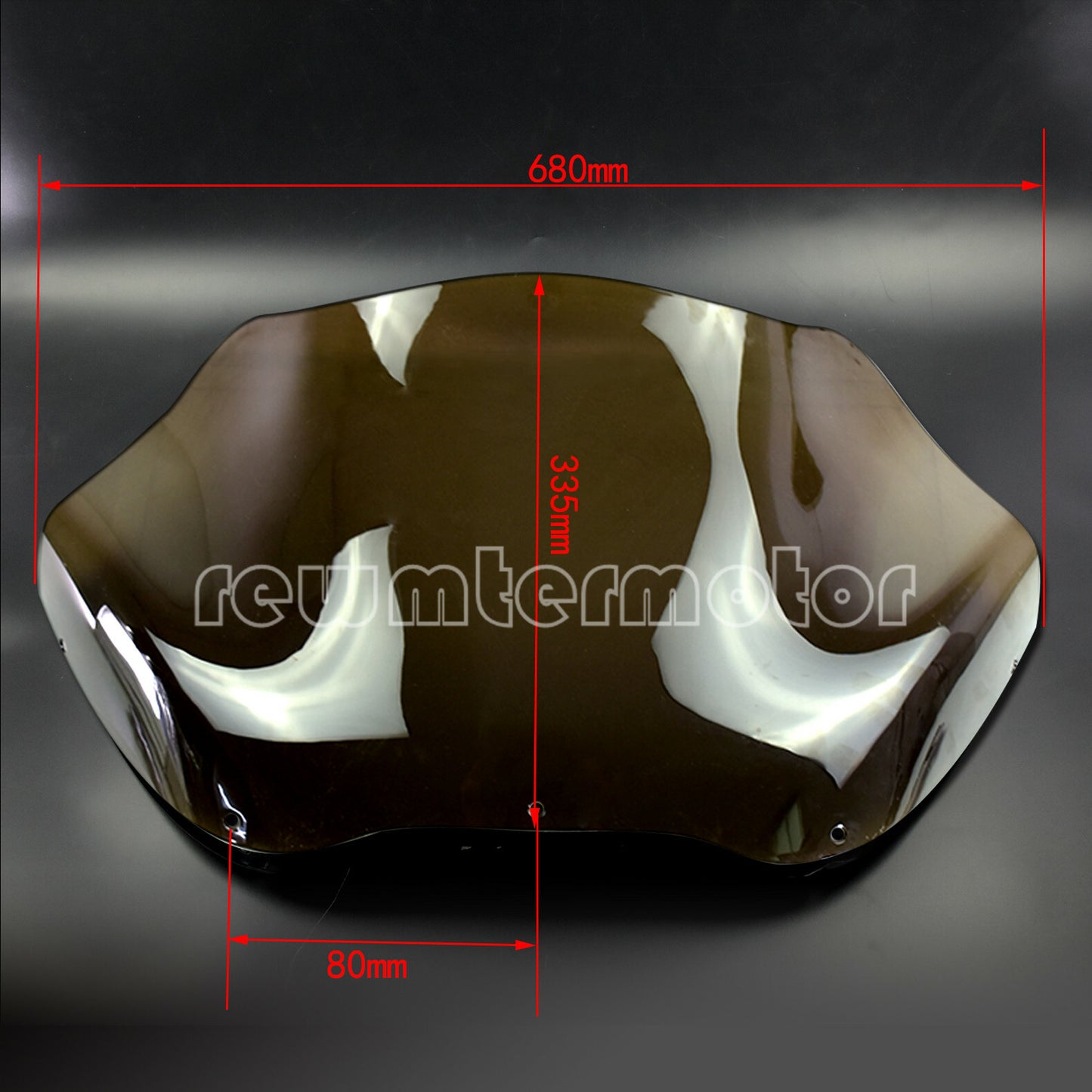 Smoke Wave Windshield Fairing Windscreen Fit For Touring Road Glide 1998-2013