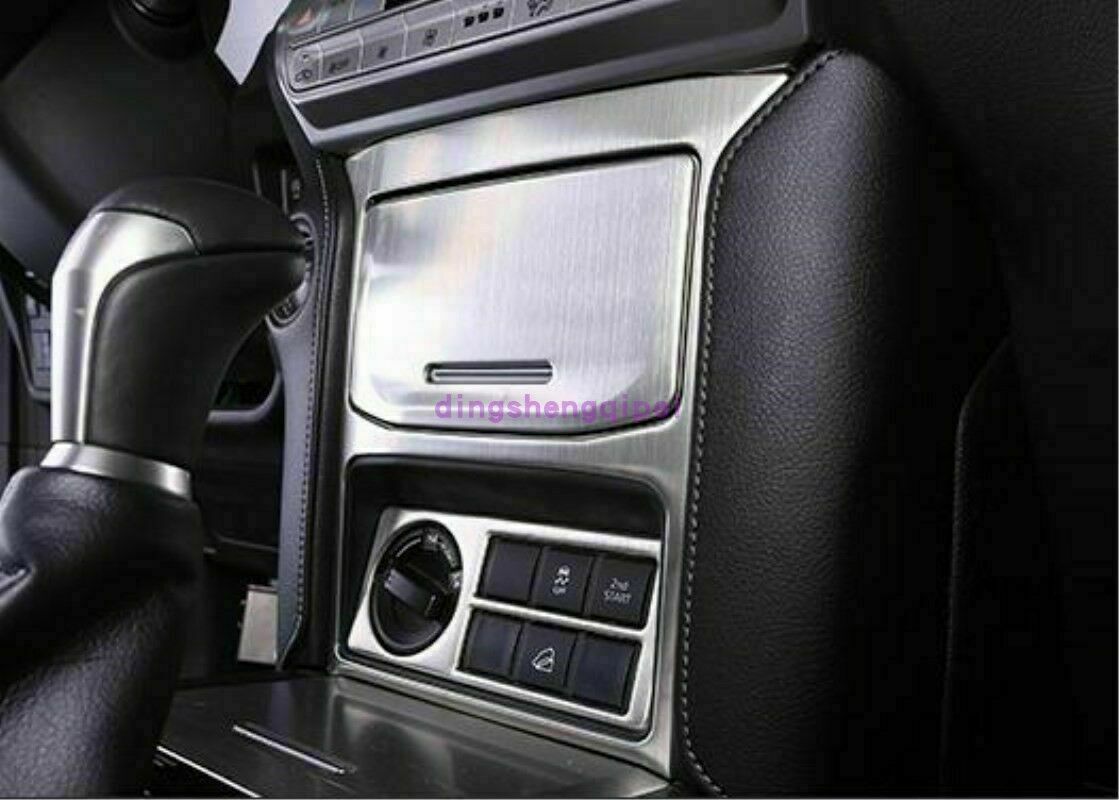 37P Stainless Car Interior Dash Trim Kit decor for Toyota Prado FJ150 2010-2017
