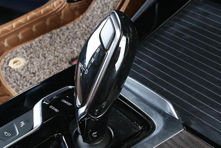 for BMW 5 Series G30 2018-23 ABS Black Inner Gear Shift Knob Shifter Lever Trim
