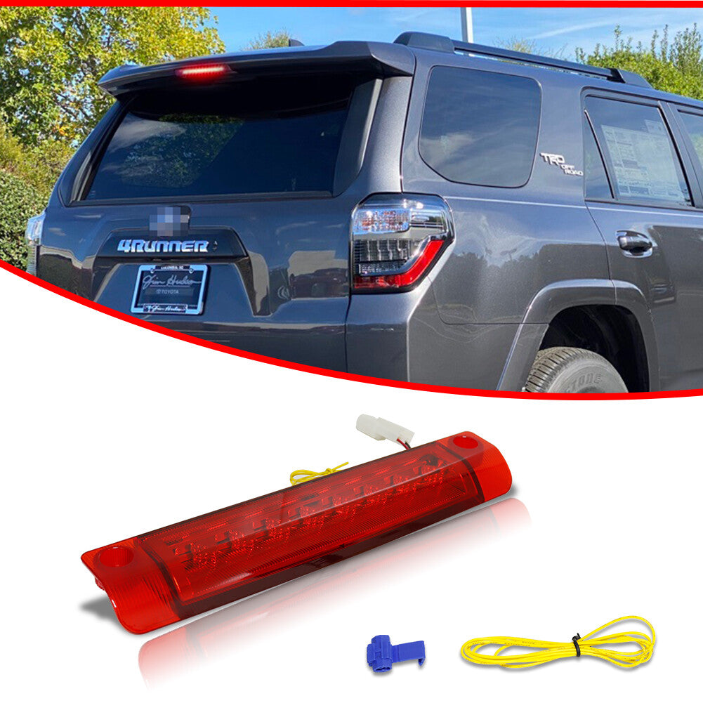 3D LED Tube LED Red Third Tail Brake Light Assembly for 2011 - 2020 for Sienna - v