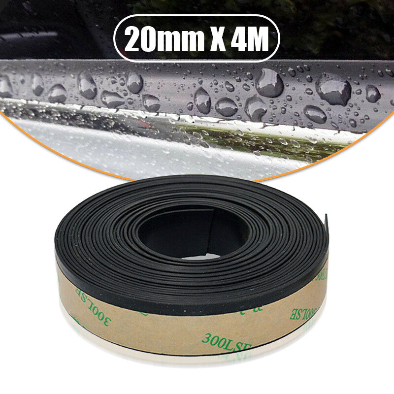 4M Seal Strip Car Front Rear Side Window Glass Moulding Sealing Trim Waterproof