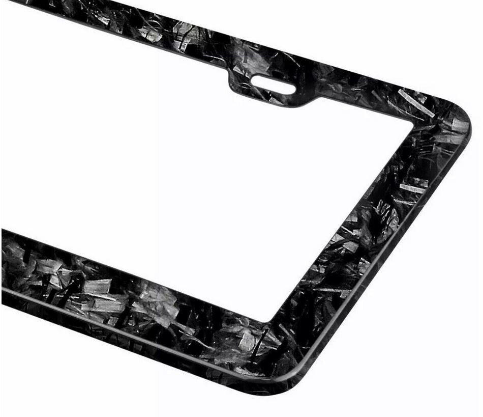 Car license plate, frame cap, rear boot, forged carbon steel for Audi