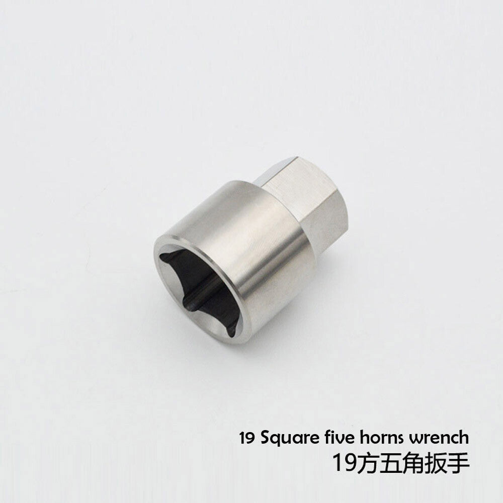 wrench Titanium Wheel Lug Nut Key for car wheel hub bolt Anti-theft Locking tool Q