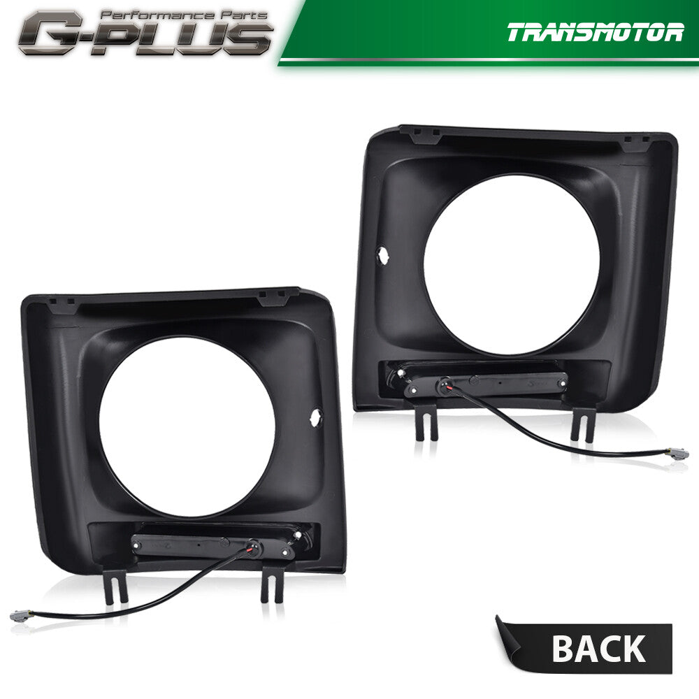 Black and white water G500 LED DRL- v