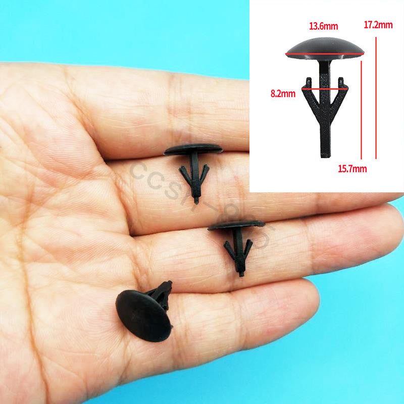 10 Pcs Car Hood Rubber Seal Cowl Dash Panel Trim Retainer Clips for Honda