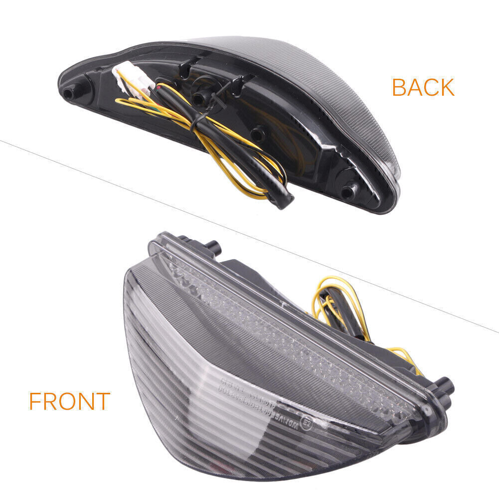 Smoke LED Taillight Integrated Turn Signals Fit for Yamaha Raider 2008-2010 Q
