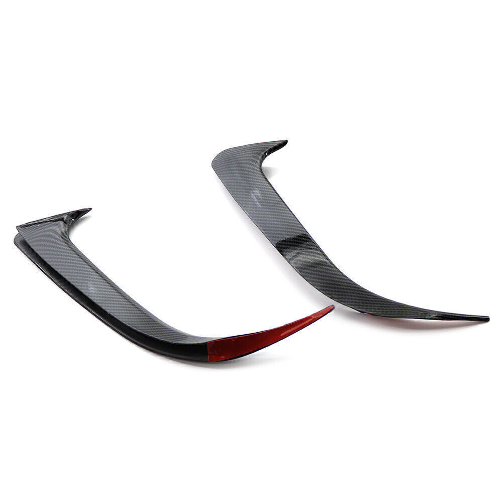Carbon Pattern Rear Bumper Vent Spoiler Canard for Benz W117 CLA200/CLA250/CLA45 Q