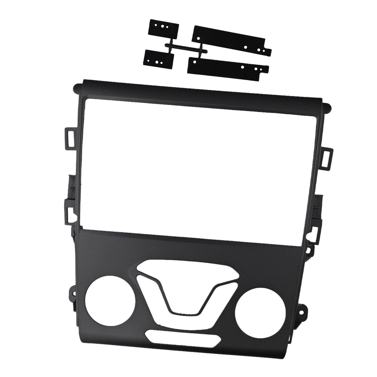 2 Din Car Stereo Radio Fascia Dash Panel Frame for Ford Fusion for Mondeo 13-18