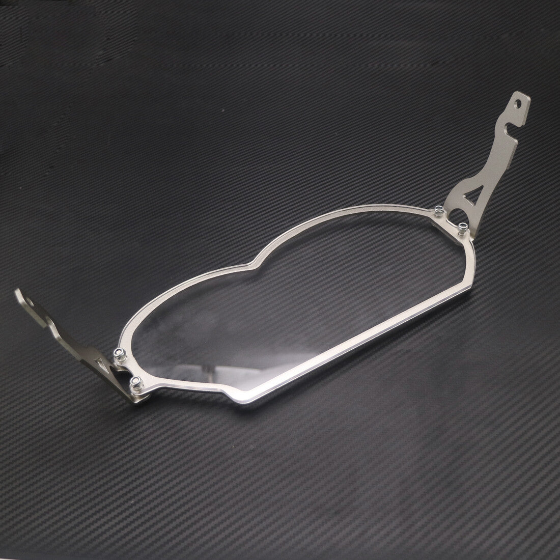 Silver Headlight Protector Guard Clear Lens Cover for BMW R1200GS R1200GS 04-12 Q