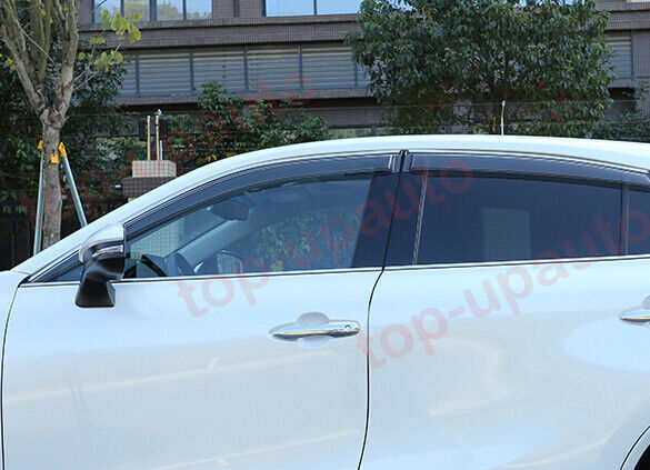for Toyota Venza 2021-24 Side Window Wind Visors Sun Rain Guard Vent Deflectors
