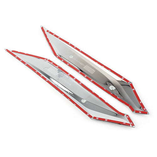 2P Front Headlight Eyebrow Moulding Cover Strip Trim For 2019-2023 for Toyota RAV4