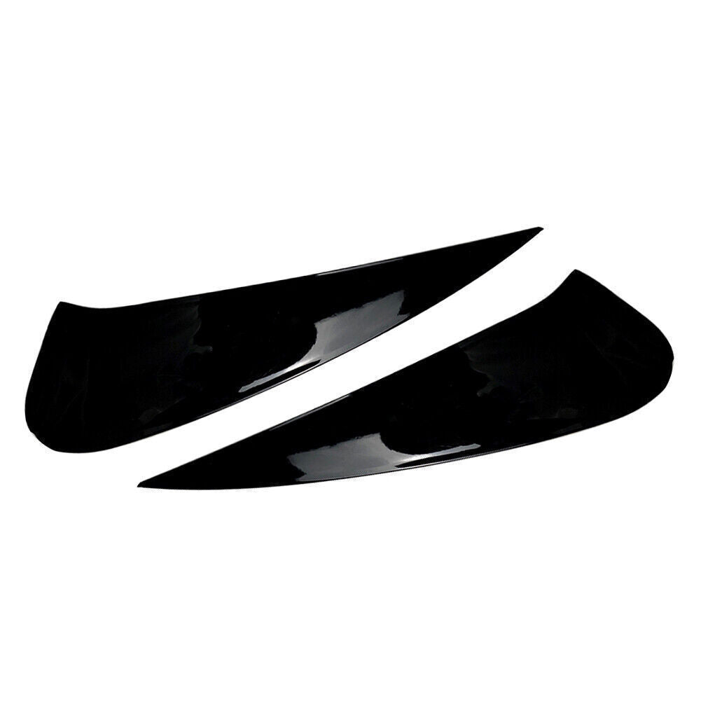 2x Rear Bumper Canards Air Vent Trim for Benz GLE Coupe C167 GLE350 GLE450 Black