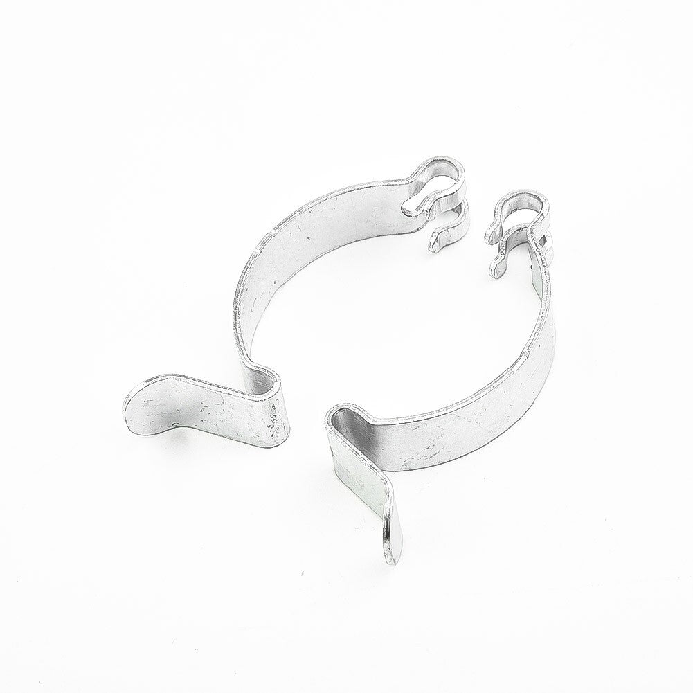 Lid Clip Metal Silver Spring 2 Pieces Box Clamp For Housing New v